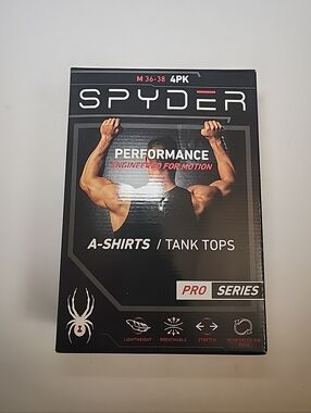 Spyder Pro Series Men's Tank Tops 4 pack